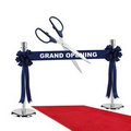 Grand Opening Kit-36" Ceremonial Scissors, Ribbon, Bows, Stanchions, Carpet